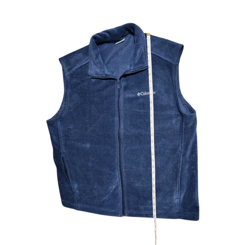 Columbia Fleece Vest Full Zip Sz XL Pockets Utility Outdoor Gorpcore Hiking - Bild 6 von 8
