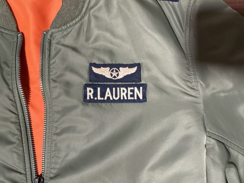 Chaqueta Bomber Polo Ralph Lauren Reversible Nylon Bohemia Oliva Hombre’s Talla Grande - Imagen 2 de 12