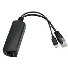 Micro USB 48V to 5V Splitter Adapter 2A 10W PoE Power Over Ethernet Connector