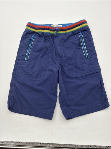Mini Biden Boys 8 Pull Up Navy Shorts Pockets EUC - Picture 1 of 5