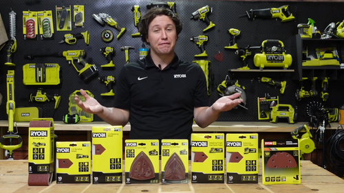 Ryobi 100 x 140mm 10 Piece Detail Sanding Set - Picture 6 of 6