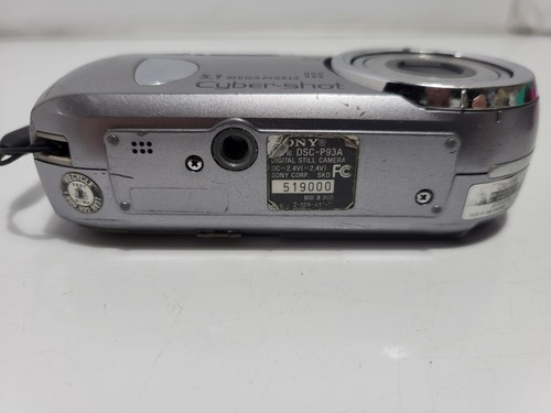 Sony Cyber-shot DSC-P93A 5.1MP Silver Digital Camera  ~TESTED  ~ No Memory Stick - Picture 10 of 11