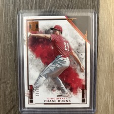 2025 Panini Impeccable Baseball #9 CHASE BURNS /99 Reds