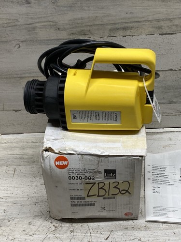 LUTZ 0030-002 Drum Pump Motor B36 MI4 110V Open Drip Proof 640W New