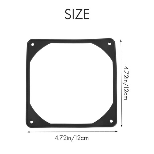1X(10Pcs 120Mm SchwingungsdäMpfende Silizium-LüFterdichtung GeräUschreduzie4334 - Photo 2/8
