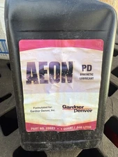 Aeon Pd 1 Qt Synthetic Lubricant.  New Faded Labels Gardner Denver Part #28g23