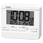 Seiko Clock PYXIS Digital Wall Clock with Temperature and Humidity Display