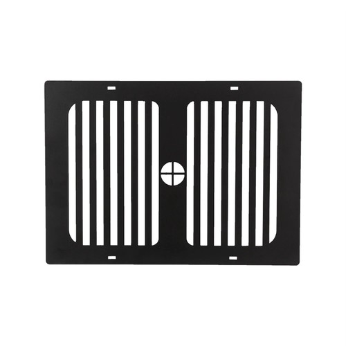 Cover Protection Radiator Aluminum Black for BMW K75 - k100 scrambler - Picture 4 of 4