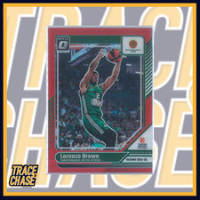 2024-25 Panini Donruss Euroleague Basketball Lorenzo Brown Red Optic 26/99 #60