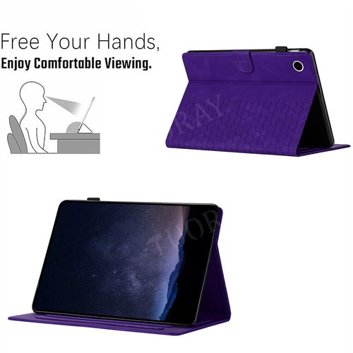 For Samsung Galaxy Tab A9 Plus A8 A7 S9 FE S6 Lite PU Leather Smart Case Cover - Picture 79 of 81
