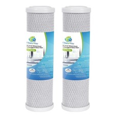   2 Pack Activated Carbon Block Water Filter Cartridges Compatible with Water...