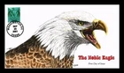 DR JIM STAMPS US COVER ART DECO EAGLE FDC NOBLE EAGLE COLLINS HAND PAINTED