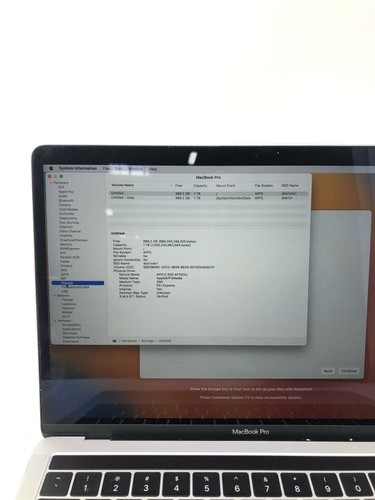 APPLE MACBOOK PRO A1706 2017 i7 3,5GHz 16GB 1TB *GRADE D* - Bild 3 von 9