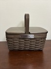 Longaberger 2007 Collectors Club Member Deep Brown Basket Combo Family Signed