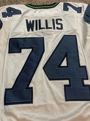 2006 Seattle Seahawks game Issued Jersey #74 Ray Willis White 48 - Picture 4 of 5