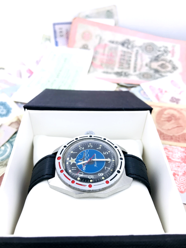 ⚓️ Seltenes Vostok Amphibia 2414 Wostok U-Boot UdSSR Amphibian Diver... - Bild 4 von 12