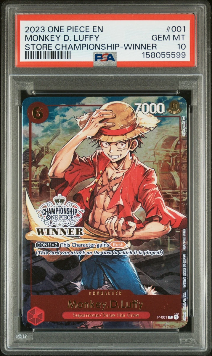 Monkey.D.Luffy [Winner] P-001 One Piece Promotion Cards for sale