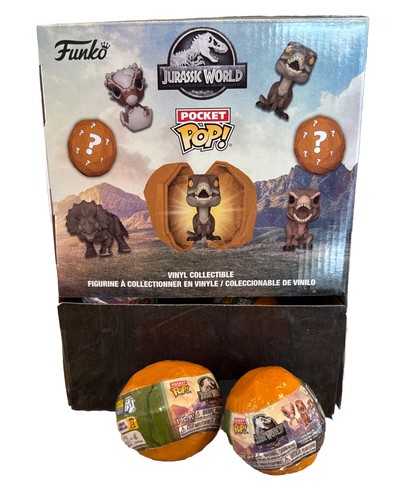 Lote de 2 - Jurassic World Ámbar Funko Pocket Pop! Mini-Figura Caja Ciega NUEVO - Imagen 3 de 8