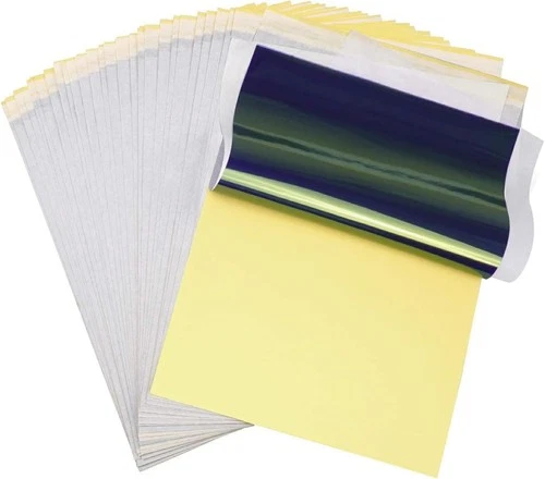 Plantilla de transferencia de tatuajes Papel de calco para tatuar 35OR 110PCS - product listing photo