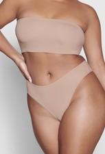 Skims Womens Size Large Brown Beige Fits Everybody Strapless Bandeau Bra New