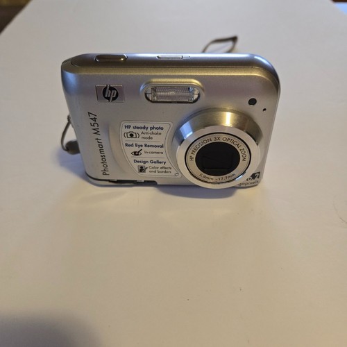 HP PhotoSmart M547 6,2-MP-Digitalkamera – silberfarben FUNKTIONIERT