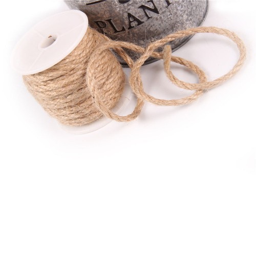  1pz 10m Corda di Iuta Naturale Tessuto Spago Durevole Imballaggio Stringa Arti e Mestieri - Foto 9 di 11