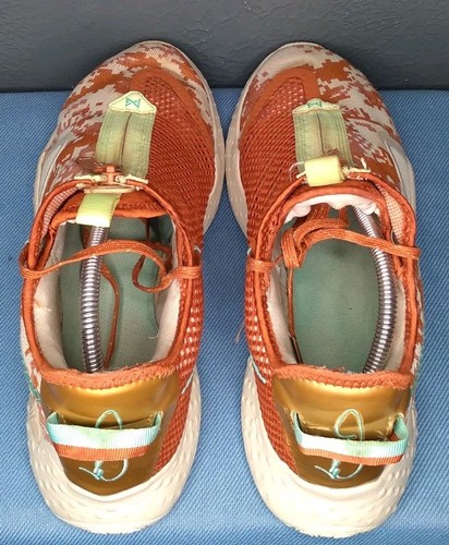 NIKE Digi-Camo 2K Gamer Sneaker Uomo 8 Sabbia Arancione Teal Cerniera CZ6203-200 - Foto 12 di 15