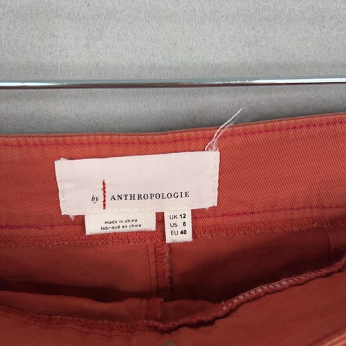 Anthropologie Skort Damen 8 orange Crossover Wickel Minirock Shorts Boho minimal - Bild 6 von 16