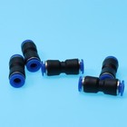 15 pcs 6mm Hose Quick Connector Horticulture Mist Spray Straight Adapters