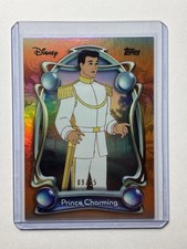 2025 Topps Disney Wonder PRINCE CHARMING Orange Foil /25 #16 Cinderella
