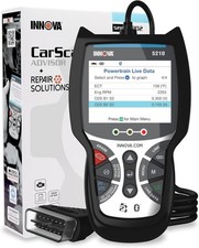 Innova 5210 OBD2 Scanner & Engine Code Reader, Battery Tester, Live Data,... 