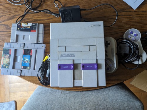 Super Nintendo W/Games Bundle