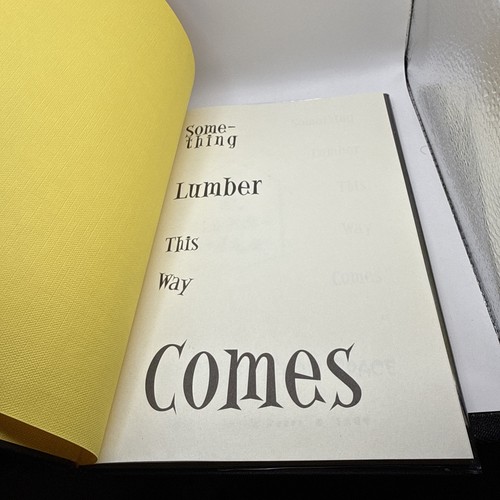 Something Lumber This Way Comes by Joe R Lansdale 1999 1st Edition Subterranean - Bild 4 von 5