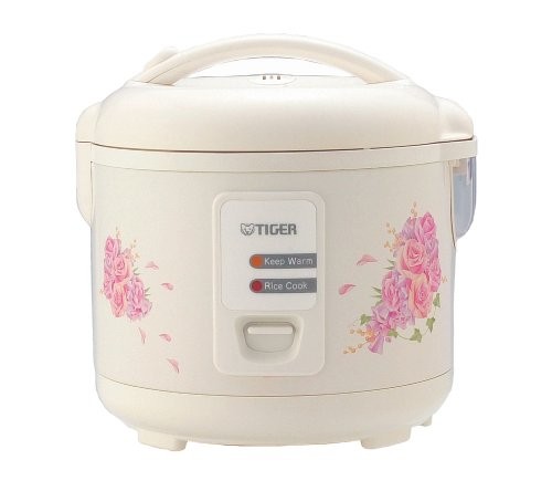TIGER JAZA10U RICE COOKER 5.5 CUP STEAMER PAN NON STICK INNE - Afbeelding 4 van 4
