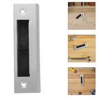 2 Pcs Security Plates for Front Door Latch Strike Standard Restorer