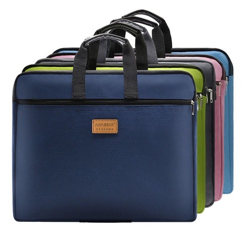 Multi-layer A4 File Folder Oxford Cloth Documents Bag School - Picture 9 of 17