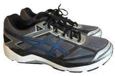 Asics Gel-Foundation 12 Men Shoes Low Gray Blue Silver - Size 11.5 D T5H0N EUC