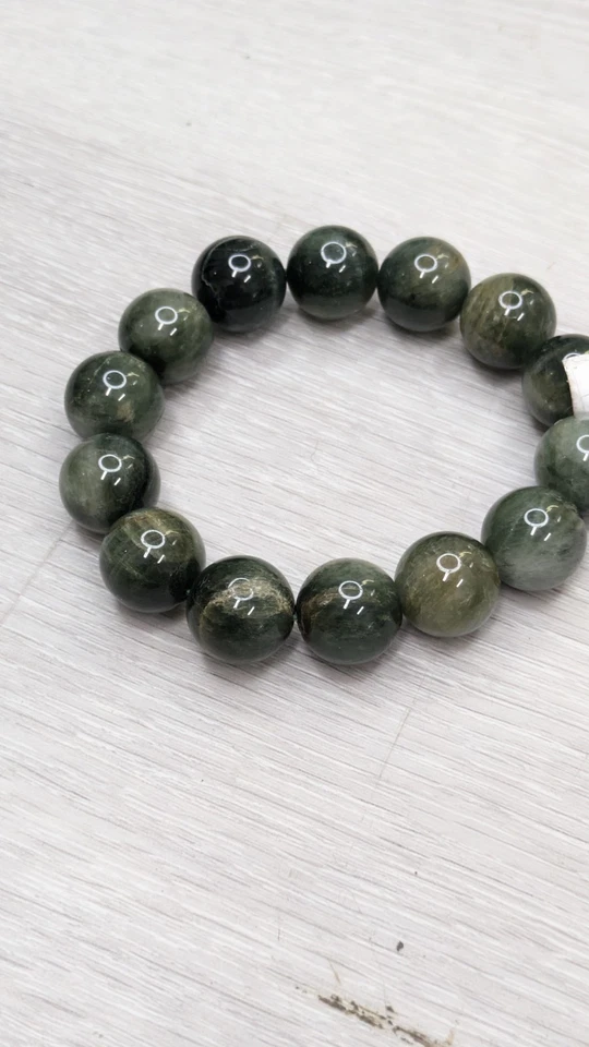 Natural bracelet gemstone Japanese amulet power talisman Izumo jasper - Image 3 of 4