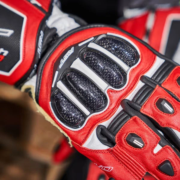 RST Tractech Evo 4 Leather Red White Black, photo 7 of 10