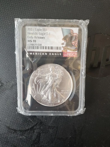 2021S Silver Eagle Heraldic T-1 First Day Of Issue NGC MS70 