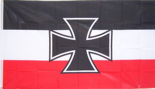 NEW 3ftx5ft GERMAN NAVY JACK IRON CROSS FLAG DOUBLE SIDED better quality  - Picture 1 of 3