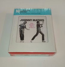 vintage Johnny Mathis - Red 8 track tape Sealed - The Heart Of A Woman - New