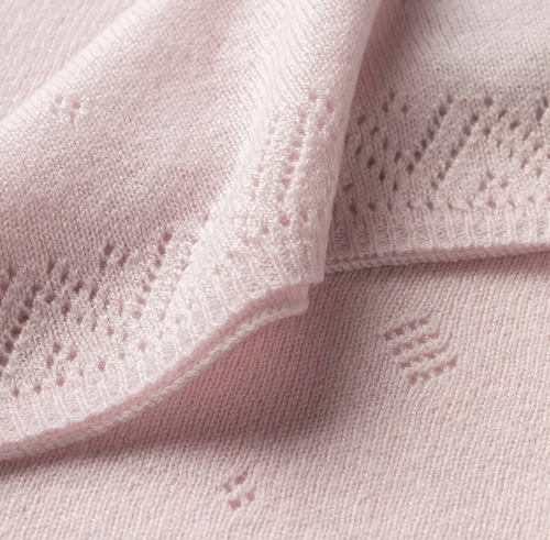 CLEARANCE Pure Cashmere Soft Baby Blanket Gift for babies - Handmade in Scotland - Picture 6 of 6