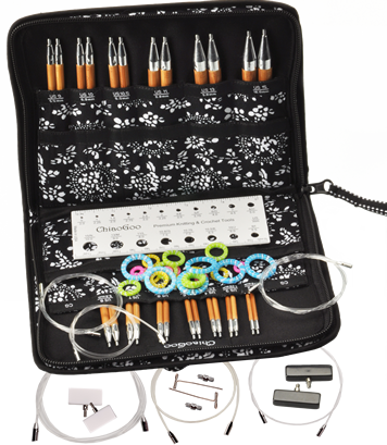 ChiaoGoo SPIN Interchangeable Sets - bamboo circular knitting needles - Picture 2 of 3