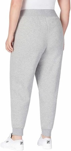 Fila Women's Heavyweight Fleece Joggers, HR Gray 2XL - Picture 8 of 9