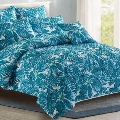 GEORGES FINE LINENS Eden SUPER KING Bed Lightly Quilted Quilt Cover Set
