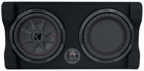 KICKER 48TRTP102 TRTP 10" 800w Down Firing Subwoofer Enclosure+Passive Radiator - Picture 3 of 12