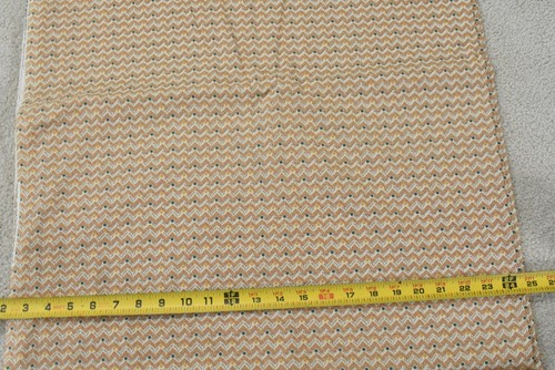 By 1/2 Yd, Vintage, Brown & Cream Chevrons, Purple & Yellow Dots, Springs, V272 - Picture 3 of 6