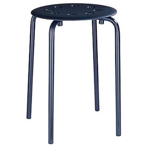 Tabouret en métal durable IKEA Marius - 45 cm (bleu) + livraison gratuite - Photo 1/5