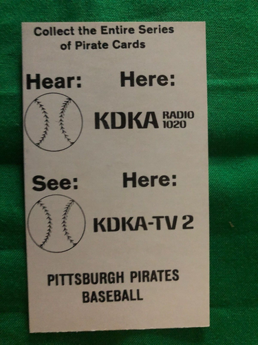 KDKA Roberto Clemente 1968 #21 casi nuevo a MT - Imagen 2 de 2